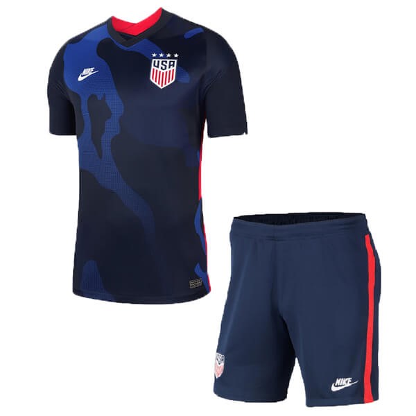 Camiseta Estados Unidos Segunda equipo Niños 2020 Azul